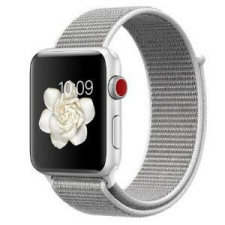 Apple Watch rugalmas szövet óraszíj /szürke/ 40/41 és 42mm okosóra kellék