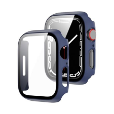 Apple Watch SafeCase Premium tok üvegfóliával - Sötétkék, 46mm okosóra kellék