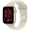 Apple Watch SE3 (2026) GPS 44mm Starlight Aluminium Case with Sand Sport Band M/L MJL54