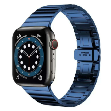 Apple Watch szíj 38 / 40/ 41mm rozsdamentes acél - kék okosóra kellék