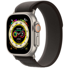  Apple Watch szíj 38/ 40/ 41mm Terep pánt fekete-narancs okosóra kellék