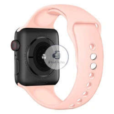 Apple Watch szíj Szilikon 42/ 44/ 45/ 46 /49 mm - púder okosóra kellék
