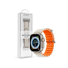  Apple Watch szilikon sport szíj - Deluxe Series Sport6 Silicone Two-tone Watch Band - 38/40/41 mm... okosóra kellék