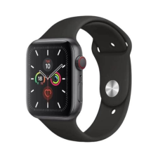 Apple Watch Szilikon Szíj - Fekete, 38/40/41 mm, S/M okosóra kellék