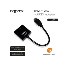 Approx APPC17 HDMI to VGA átalakító + Audio adapter kábel és adapter