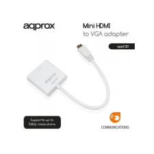 Approx APPC20 Mini HDMI to VGA Adapter kábel és adapter