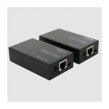 Approx HDMI extender - RJ45 Cat 5e/6, 1080p/60Hz, HDMI1.4, Fekete kábel és adapter