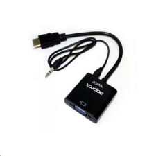 Approx HDMI -&gt; VGA + AUDIO adapter (APPC17) kábel és adapter