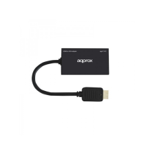 Approx Kábel átalakító - HDMI to VGA Adapter + audio output kábel és adapter