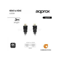 Approx Kábel - HDMI 1.4 kábel apa/apa 3m (APPC35) kábel és adapter