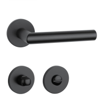 APRILE ARABIS Körrozettás R SLIM 7MM BLACK - Fekete WC zár és alkatrészei