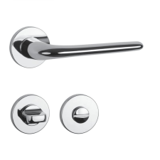 APRILE AZALIA Körrozettás R SLIM 7MM LC - Fényes króm WC zár és alkatrészei