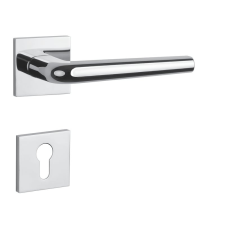APRILE FUNKIA Négyzetrozettás Q SLIM 7MM CP - Fényes króm PZ zár és alkatrészei