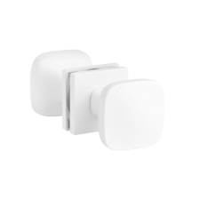 Aprile Gomb Kétoldalú APRILE QUERCA Q SLIM 7MM WH - Fehér - Fix / Fix zár és alkatrészei