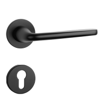 Aprile HIACYNTA Körrozettás R SUPER SLIM 5MM BK - Fekete WC zár és alkatrészei