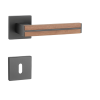  APRILE IMPERATA Négyzetrozettás Q SLIM 7MM BK/Diófa - Fekete / Diófa BB