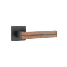 APRILE IMPERATA Négyzetrozettás Q SLIM 7MM BK/Diófa - Fekete / Diófa PZ zár és alkatrészei