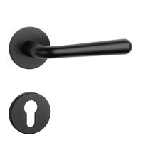 Aprile IRGA Körrozettás R SLIM 7MM BLACK - Fekete PZ zár és alkatrészei