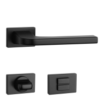 APRILE ISMENA Téglalaprozettás RT SLIM 7MM BK - FeketeWC zár és alkatrészei