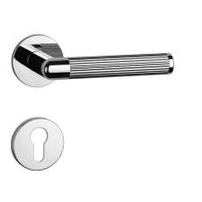 APRILE LOBELIA Körrozettás R SUPER SLIM 5MM LC - Fényes króm PZ zár és alkatrészei