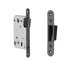 Aprile Mágneszár Fekete 50/90mm WC Zárhoz zár és alkatrészei