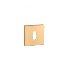Aprile Négyzetrozetta APRILE Q SLIM 7MM KG - Szatén arany színű BB zár és alkatrészei