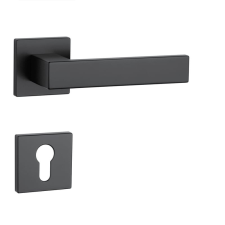 APRILE PINA Négyzetrozettás Q SLIM 7MM BK - Fekete PZ zár és alkatrészei