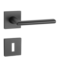 Aprile PRIMULA Négyzetrozettás Q SLIM 7MM BLACK - Fekete BB zár és alkatrészei