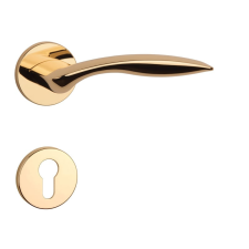 APRILE ROBINIA Körrozettás R SLIM 7MM LG - Fényes arany színű PZ zár és alkatrészei