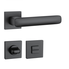 APRILE STELLA Négyzetrozettás Q SLIM 7MM BK - Fekete WC zár és alkatrészei
