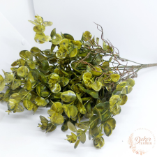  Apró kerek levelű műzöld dekorációs kellék