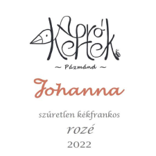 ApróKertek Johanna Rosé 2023 száraz bio rosébor (Pázmánd, Etyek) bor