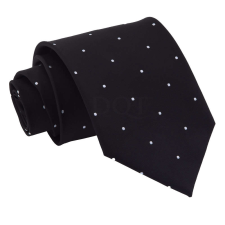  Aprópöttyös nyakkendő - fekete nyakkendő