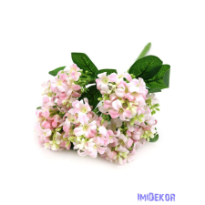  Apróvirágos kis selyem csokor 27cm - Rózsaszín dekorációs kellék