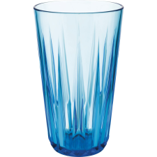 APS "Crystal" Pohár, tartalom: 0,50 liter, magasság: 155 mm, ø: 90 mm, kék üdítős pohár