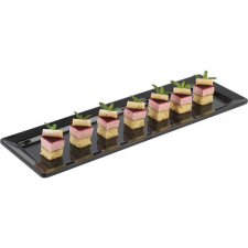 APS Tálca GN 2/4, melamin, 530x162 a 227772466 sz. állványhoz, fekete, APS konyhai eszköz