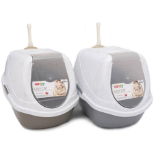 Aqua-El Comfy Easy Cat - fedeles macska wc (latte) 54x40x40cm macskatoalett