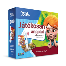 AQUA Tolki Interaktív foglalkoztató könyv tollal készletben - Játékosan angolul (5999558476502) készségfejlesztő