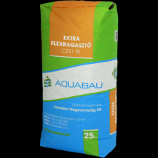 AQUABAU EXTRA FLEX CSEMPERAGASZTÓ 25 KG C2TES1 glett, gipsz, csemperagasztó, por