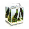 AquaEl Aquael Shrimp Set Smart Day&amp;Nnight 10 white - Nano akvárium (fehér) garnélarákoknak és kisebb halaknak (20x20x25cm)