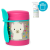 AQUAINT SKIP HOP Zoo Hőtartó ételtermosz kanállal / villával Láma 325ml, 3+ + AQUAINT 500 ml