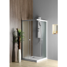  AQUALINE ALAIN szögletes zuhanykabin 800x800 mm, BRICK üveg (BTQ800) kád, zuhanykabin