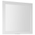 Aqualine AQUALINE FAVOLO keretes tükör, 80x80cm, matt fehér (FV080)