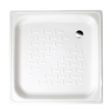 Aqualine AQUALINE lemez zuhanytálca, 70x70x12cm,fehér (PD70X70) kád, zuhanykabin