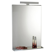 Aqualine BETA tükör polccal, 50x70x12cm, fehér bútor