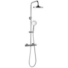 Aqualine Liga teleszkópos zuhanyszett termosztátos csapteleppel, króm (SL533) csaptelep