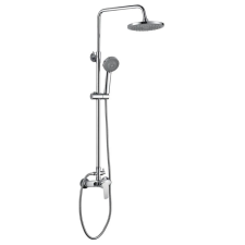 Aqualine Lotta teleszkópos zuhanyszett csapteleppel, króm (LT690) csaptelep