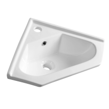 Aqualine mosdótál 41x41 cm sarok fehér 1601-40 fürdőkellék