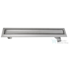 Aqualine PAVINO padlóösszefolyó burkolható rosttal, 76x14cm, inox 2710-80 kád, zuhanykabin