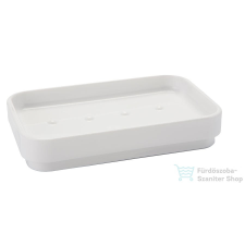 Aqualine SEVENTY szappantartó, termoplast/fehér (631122) fürdőszoba kiegészítő